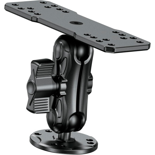 Aluminum mounting bracket - RNCYN - 1-inch rectangular plate - 3.5-inch medium arm - 360 rotation