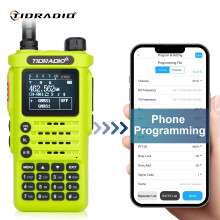 TIDRADIO TD-H8, Talkie-Walkie Professionnel, 10W, Écran Couleur, Batterie 2500mAh, Vert