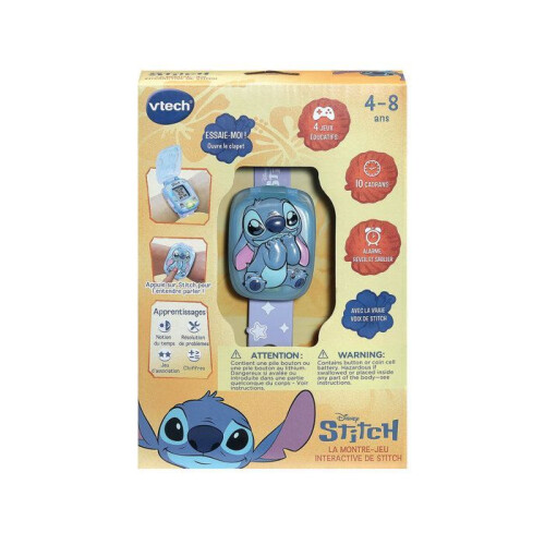 VTech VTech Interaktive Spieluhr von Stitch, Kinderuhr ab 4 Jahren 2