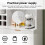 HOMAIRE White Sideboard with USB & Power Outlets 6