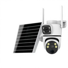 Solarbetriebene Sicherheitskamera für den Außenbereich - RNCYN - IP65 wasserdicht - Solarbetrieben - Bewegungserkennung