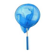 (Blue)Cabo telescópico extensível para crianças pesca insetos borboleta captura insetos rede malha