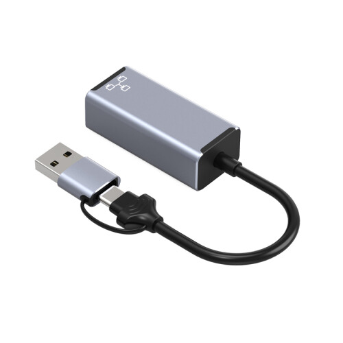 Προσαρμογέας USB-C σε Ethernet - RNCYN - USB 3.0 - Type-C σε RJ45 - Συμβατό