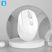 Draadloze muis - RNCYN - Wit - ABS-materiaal - Computerbesturing - Batterijloos - Compact - Ergonomisch - Draagbaar