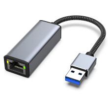 Adaptador Ethernet USB - RNCYN - USB C/USB A - Compatible con PC/Tableta/Teléfono