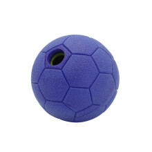 Interaktiver Hundeball - Phoesky - 8 x 8 x 8 cm - Fußballdesign - Quietschgeräusch - Bissfest