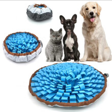 Hundeschnüffelmatte - Phoesky - Verstellbar - Futterautomat - Interaktiv - Puzzle - Blau - 48 x 48 x 10 cm