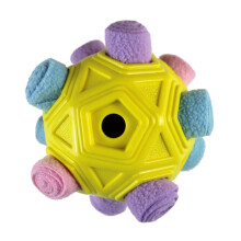 Interaktives Hundespielzeug - Phoesky - Schnüffelball - Gelb - 13 x 13 cm - Futterspielball - Puzzle - Kabellos
