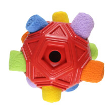 Interaktives Hundespielzeug - Phoesky - Schnüffelball - Rot - 13 x 13 cm - Futterspielball - Puzzle - Kabellos