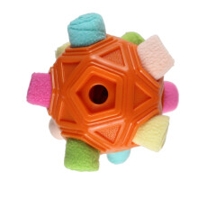 Interaktives Hundespielzeug - Phoesky - Schnüffelball - Orange - 13 x 13 cm - Futterspielball - Puzzle - Kabellos
