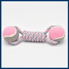 Interaktives Hundespielzeug - Phoesky - Gummiseil - Strapazierfähiger Tennisball - 25 x 6,5 x 6,5 cm