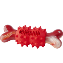 Hundekauspielzeug - Phoesky - Kauknochen - Nylon und Naturkautschuk - Rot - 19 x 6,4 x 5,8 cm