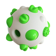 Hundekauball - Phoesky - Grau und Grün - 8x8x8 cm - Material: TPR und Nylon - Geeignet für Hunde