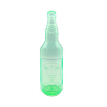 Phoesky Quietschspielzeug in Flaschenform für Hunde - TPR - Grün - 7,5 x 24,5 cm - Geeignet für alle Hunde