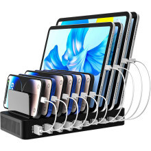 Snel USB-laadstation - RNCYN - 100W - 5 USB-poorten - 5 USB-C-poorten - Afmetingen 180x70x30mm - AC 100V-240V ingang