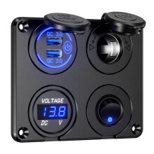 Φορτιστής αυτοκινήτου USB RNCYN - Διπλός USB QC3.0 18W