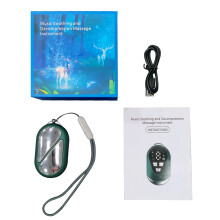 Aparelho antirronco para dormir - RNCYN - Recarregável via USB - Portátil - Mini - Verde - ABS + aço inoxidável