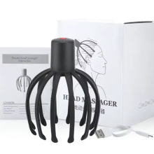 Masseur de tête électrique - RNCYN - Sans fil - Portable - Grattoir à tête 360 degrés - 3 modes de massage