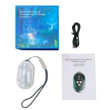 Aparelho antirronco para dormir - RNCYN - Recarregável via USB - Portátil - Branco - ABS + aço inoxidável