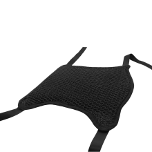 Motorcycle seat cushion - RNCYN - 3D mesh - Honeycomb - Nylon - Breathable - Black - Comfortable - Seat protection