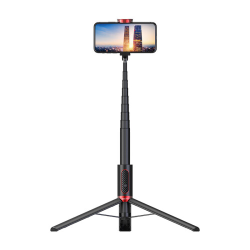 Trépied selfie flexible - RNCYN - 150 cm - Rotation 360 - Télécommande Bluetooth - Ab202 Max - Format portable