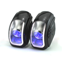 Motorcycle Audio System - RNCYN - FM Radio - MP3 Speaker - Built-in Alarm - Three Light Colors