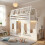 HOMAIRE White Pine Kids Bunk Bed 90x190cm 4