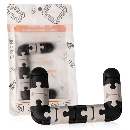 Siliconen kabelorganizer - RNCYN - USB-kabeloproller - Bureaukabelklemmen