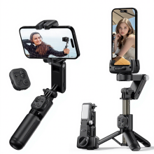 Estabilizador de cabeça inteligente para smartphones - RNCYN - Rastreamento facial automático - Bastão de selfie dobrável