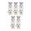 20A Tamper-Resistant Duplex Electrical Wall Outlet, Child-Safe Receptacle, US Standard Socket, Without Faceplate, 5PCS 1