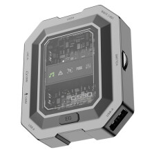 GS30 Dock de Expansão 8K com Ajuste de Equalizador de IA, Adaptador de Placa de Som para Jogos de 8000Hz, Dock de Expansão Tipo-C com Divisor USB