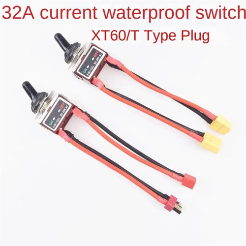 T-Type 32A Waterproof Flame Retardant Connector XT60 High Current Plug Master  Rocker Toggle T 2