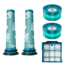 Hepa Filter Base Station Filters Set Compatible with V10 Konical / V10 Optic + Auto Empty Dok Replacement Parts