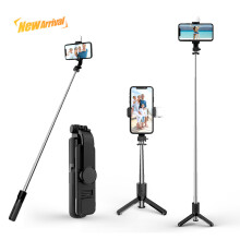 Mini statívová selfie tyč - RNCYN - L11S - Vstavané LED svetlo - Mobilný telefón - Bluetooth 4.0 - Prenosná