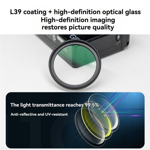 Camera Filter for  GR4 Adhesive UV Filter Adapter  for GR3X GR3 GRIV Camera Accessories