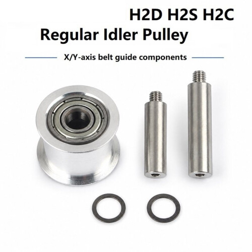 For  H2D H2S H2C Regular Idler Pulley 3D Printer Accessory for Bambu H2 Series X/Y-Axis 2