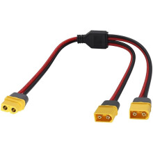 XT60 Y-Splitterkabel 14AWG 2 Stecker auf 1 Buchse XT60 Parallelkabel für Solarmodul-Kraftwerksbatterie-Ladekabel