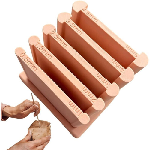 Clay Rolling Guides - Universal 3D-Printed Thickness Guides for Pottery, Crafts, and Baking 1