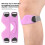 2PCS Patellar Tendon Support Strap Dual-Way Adjustable Patella Knee Strap for Running Cycling Badminton A 4