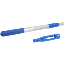 Cabo Telescópico para Piscina com 4 Seções, Acessórios de Limpeza Destacáveis para Redes de Sucção e Escovas.
