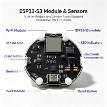 Firmware voor Virtual Pet Versie V2.0 ESP32-S3 WiFi Interactief Virtueel Elektronisch Huisdier, Ontwikkelingsbord, 1 Stuk Voltooid