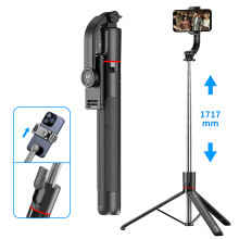 Odnímateľný Bluetooth selfie statív - RNCYN - Bezdrôtové diaľkové ovládanie - Nastaviteľná výška až 171,7 cm
