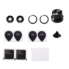 Replacement Lens Glass Repair Parts Removable Front Lens Cover for Osmo 360 II Panoramic Action Camera B