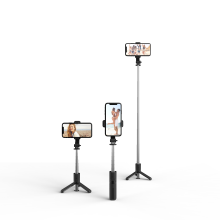 Skladací selfie statív - RNCYN - Hliník - Otáčanie o 360 - Odnímateľné diaľkové ovládanie Bluetooth - Mini skladacia veľkosť