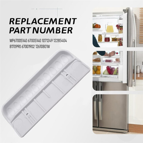 2set WP67005140 Refrigerator Freezer Door Handle for  for  Amana Refrigerator Replace 67005140 1071249 2