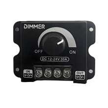 LED Dimmer LED Strip Dimmer 12V-24V 30A LED Monochrome Controller PWM Digital Stepless Dimming