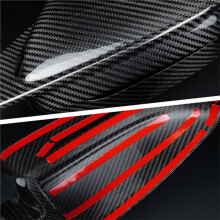 Car Rear View Mirror Cover Side Mirror Caps Carbon Fiber Trim Cover for 2 3 4 5 6 7 8Series G20 G28 G30 G38 G11