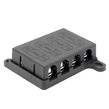 4-Way MIDI ANS  ANL Fuse Holder 12V-58V Havy Duty Power Distribution Fuse Box for Car Marine RV