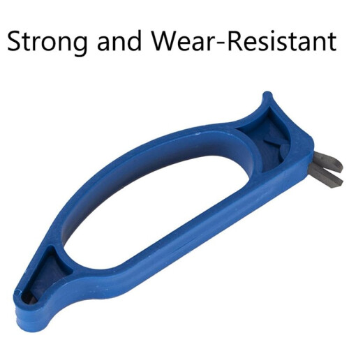 2Pcs Handheld Drill Sharpener Portable  Spiral Drill Bit Ice Auger Blade Sharpener Fishing Drill Sharpener Tackles 2