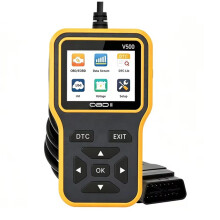 V500 Pro OBD2 Scanner: Engine Fault Code Reader, Live Data Stream, Battery Analysis for All Cars & Trucks